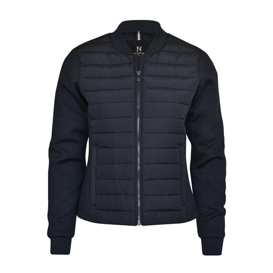 Navy - Front - Nimbus Womens-Ladies Crescent Padded Jacket