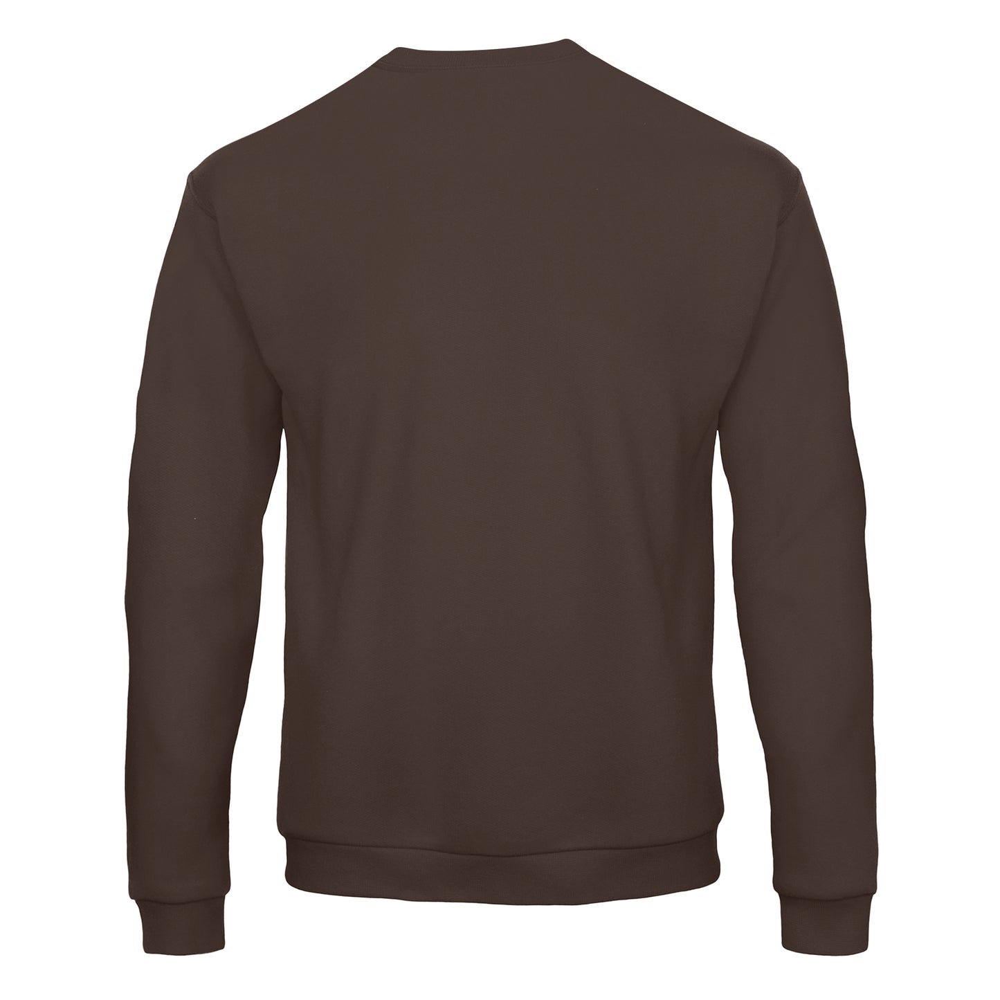 Brown - Back - B&C Mens ID.202 50-50 Sweatshirt