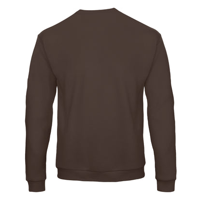 Brown - Back - B&C Mens ID.202 50-50 Sweatshirt