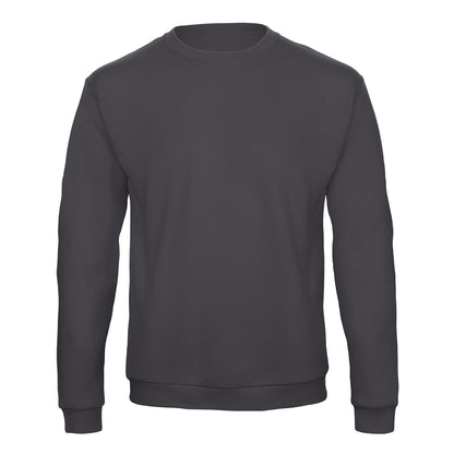 Anthracite - Front - B&C Mens ID.202 50-50 Sweatshirt