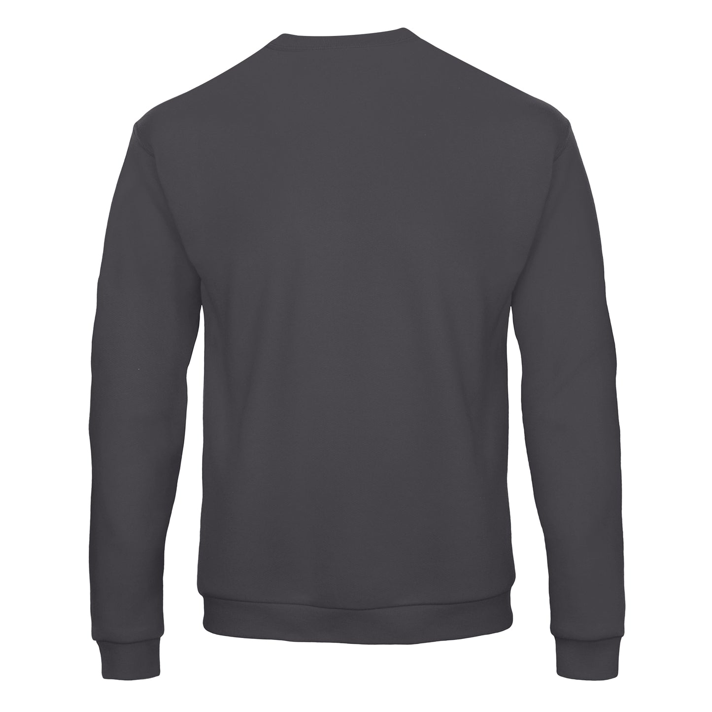 Anthracite - Back - B&C Mens ID.202 50-50 Sweatshirt
