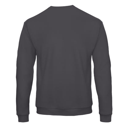 Anthracite - Back - B&C Mens ID.202 50-50 Sweatshirt