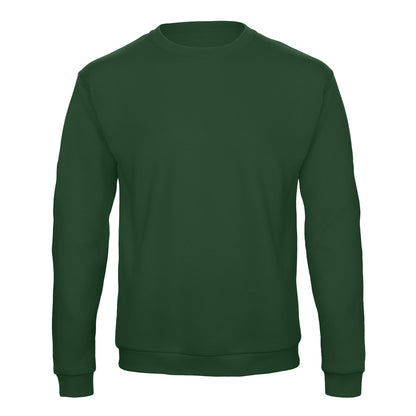 Bottle Green - Front - B&C Mens ID.202 50-50 Sweatshirt