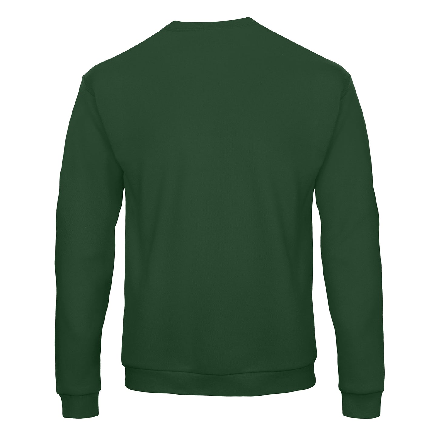 Bottle Green - Back - B&C Mens ID.202 50-50 Sweatshirt