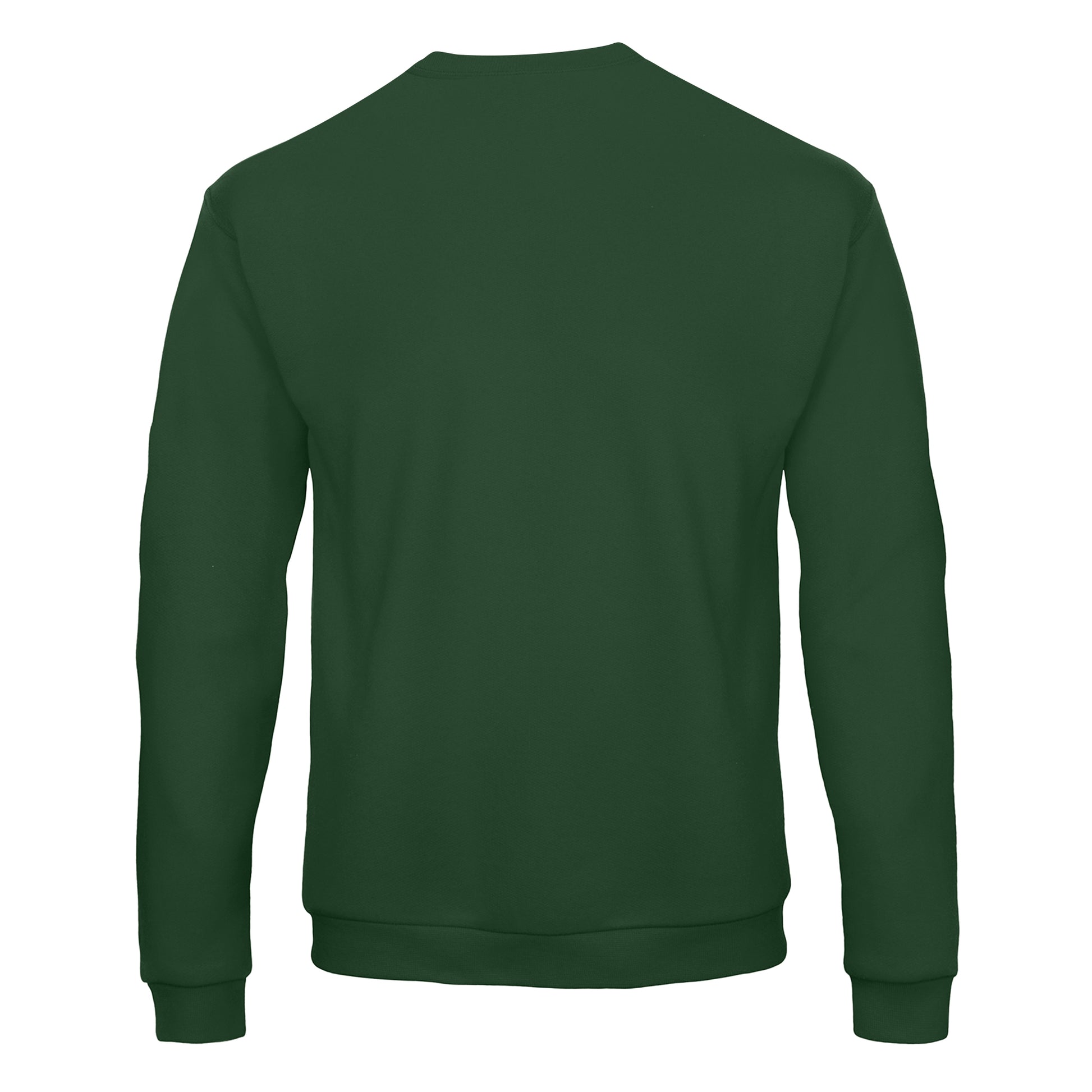 Bottle Green - Back - B&C Mens ID.202 50-50 Sweatshirt