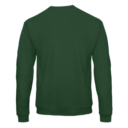 Bottle Green - Back - B&C Mens ID.202 50-50 Sweatshirt