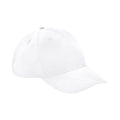 White - Front - Beechfield Unisex Adult Pro-Style Recycled Baseball Cap