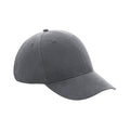 Graphite Grey - Front - Beechfield Unisex Adult Pro-Style Recycled Baseball Cap