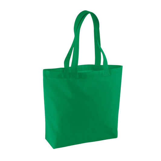 Kelly Green - Front - Westford Mill Organic Cotton Shopper Bag