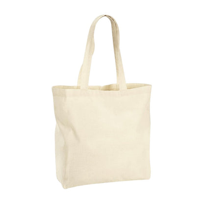 Natural - Back - Westford Mill Organic Cotton Shopper Bag