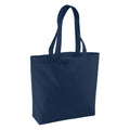 Navy - Front - Westford Mill Organic Cotton Shopper Bag