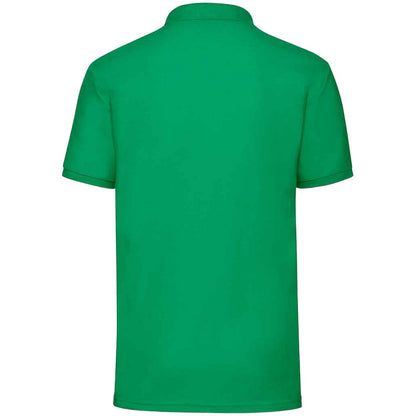 Kelly Green - Back - Fruit of the Loom Mens 65-35 Polo Shirt