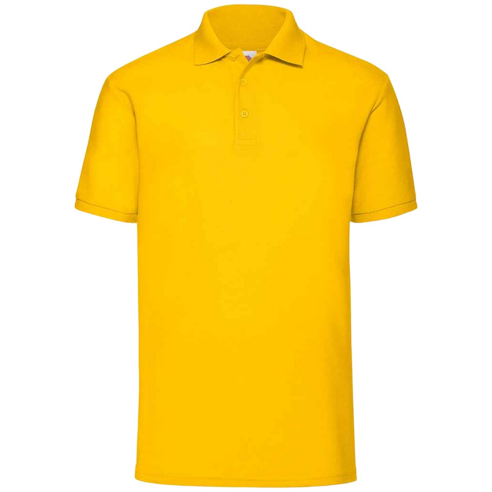 Sunflower - Front - Fruit of the Loom Mens 65-35 Polo Shirt