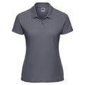 Convoy Grey - Front - Russell Womens-Ladies Polycotton Classic Polo Shirt