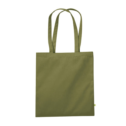 Bright Olive - Front - Westford Mill EarthAware Organic Bag For Life Tote Bag