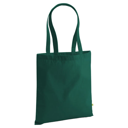 Bottle Green - Front - Westford Mill EarthAware Organic Bag For Life Tote Bag