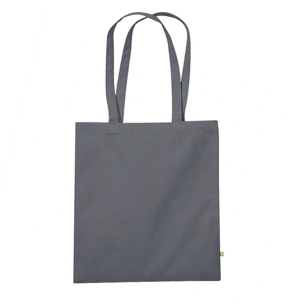 Graphite Grey - Front - Westford Mill EarthAware Organic Bag For Life Tote Bag