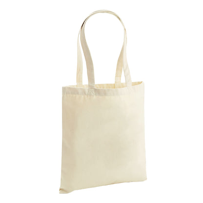 Natural - Back - Westford Mill EarthAware Organic Bag For Life Tote Bag