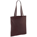 Chocolate - Back - Westford Mill Bag For Life Long Handle Tote Bag