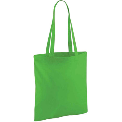 Apple Green - Front - Westford Mill Bag For Life Long Handle Tote Bag