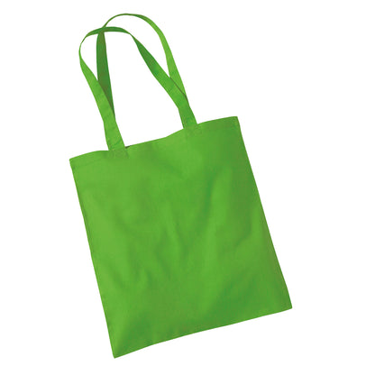 Apple Green - Back - Westford Mill Bag For Life Long Handle Tote Bag