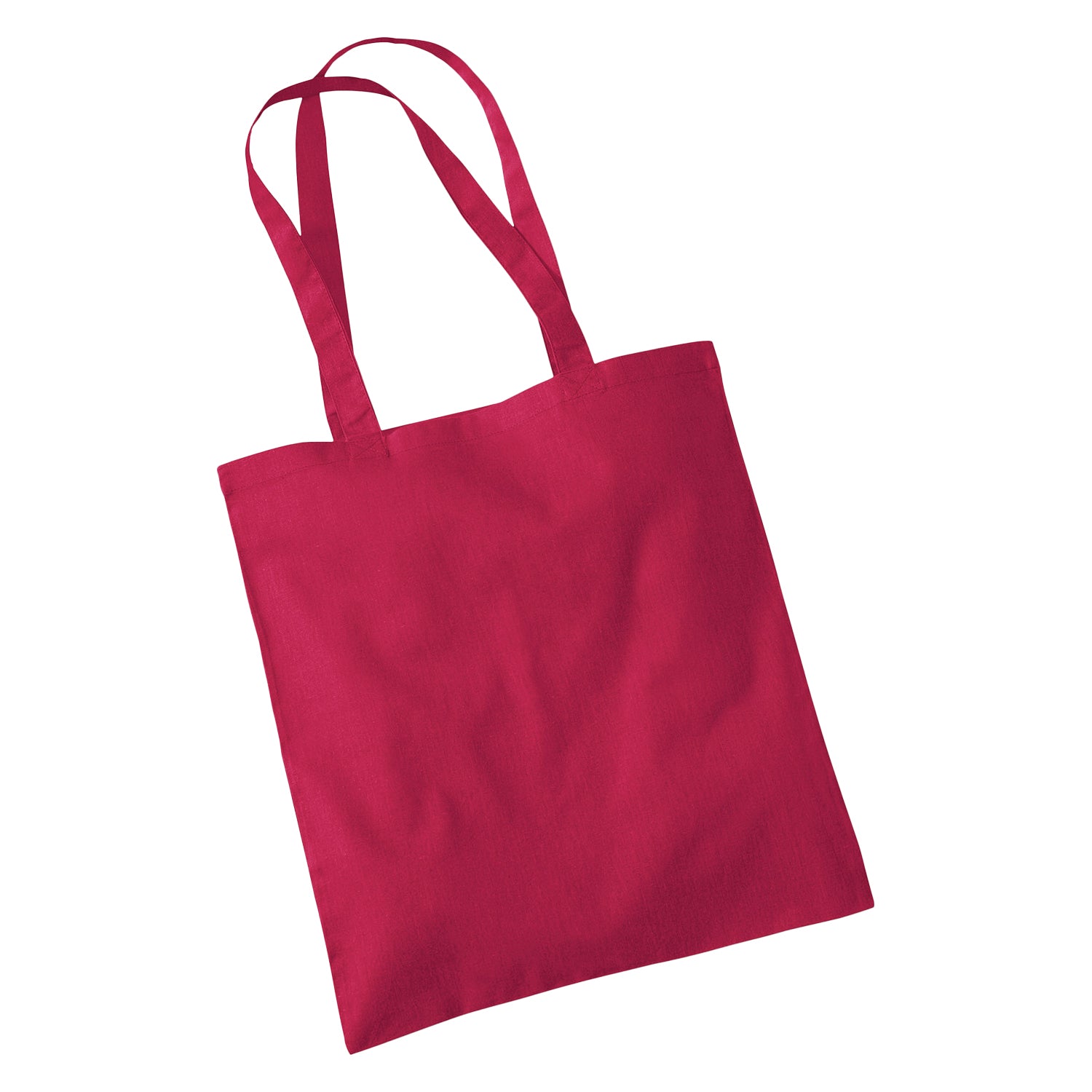 Cranberry - Back - Westford Mill Bag For Life Long Handle Tote Bag