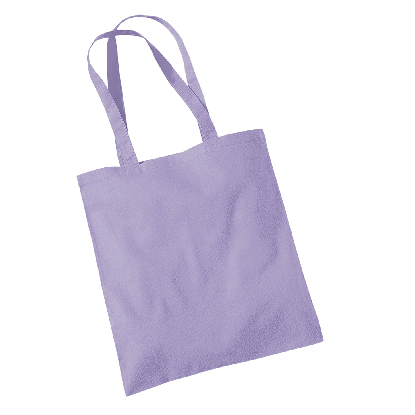 Lavender - Back - Westford Mill Bag For Life Long Handle Tote Bag