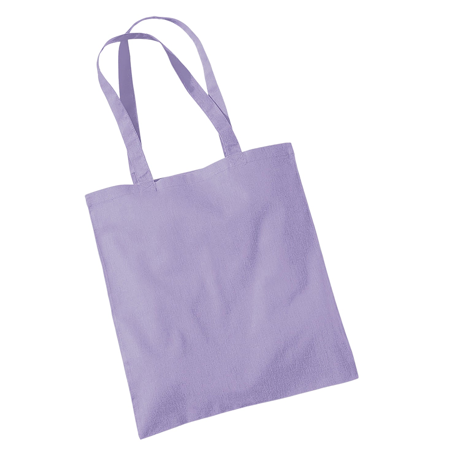 Lavender - Back - Westford Mill Bag For Life Long Handle Tote Bag