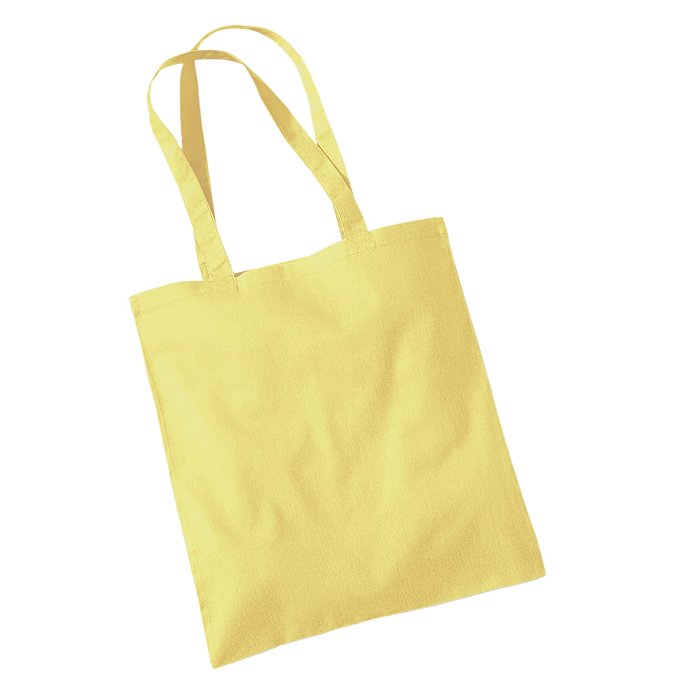 Lemon - Back - Westford Mill Bag For Life Long Handle Tote Bag