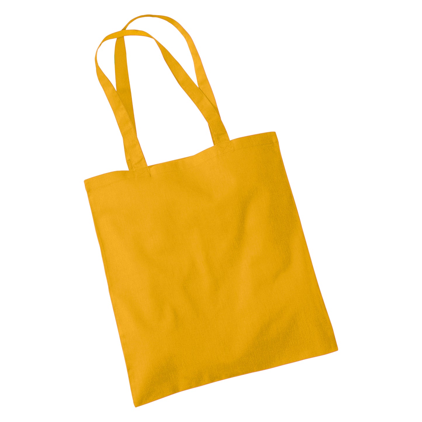 Mustard - Back - Westford Mill Bag For Life Long Handle Tote Bag