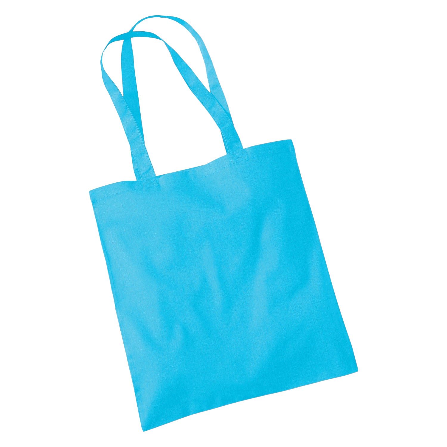 Surf Blue - Back - Westford Mill Bag For Life Long Handle Tote Bag
