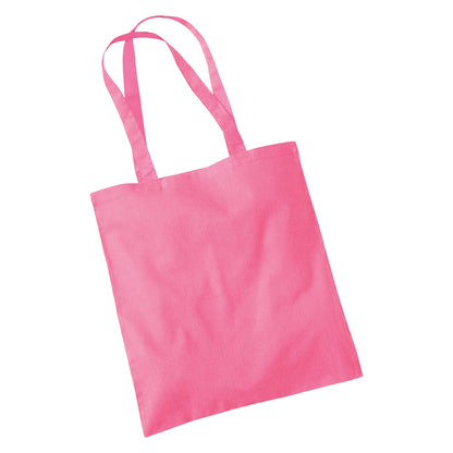 True Pink - Back - Westford Mill Bag For Life Long Handle Tote Bag