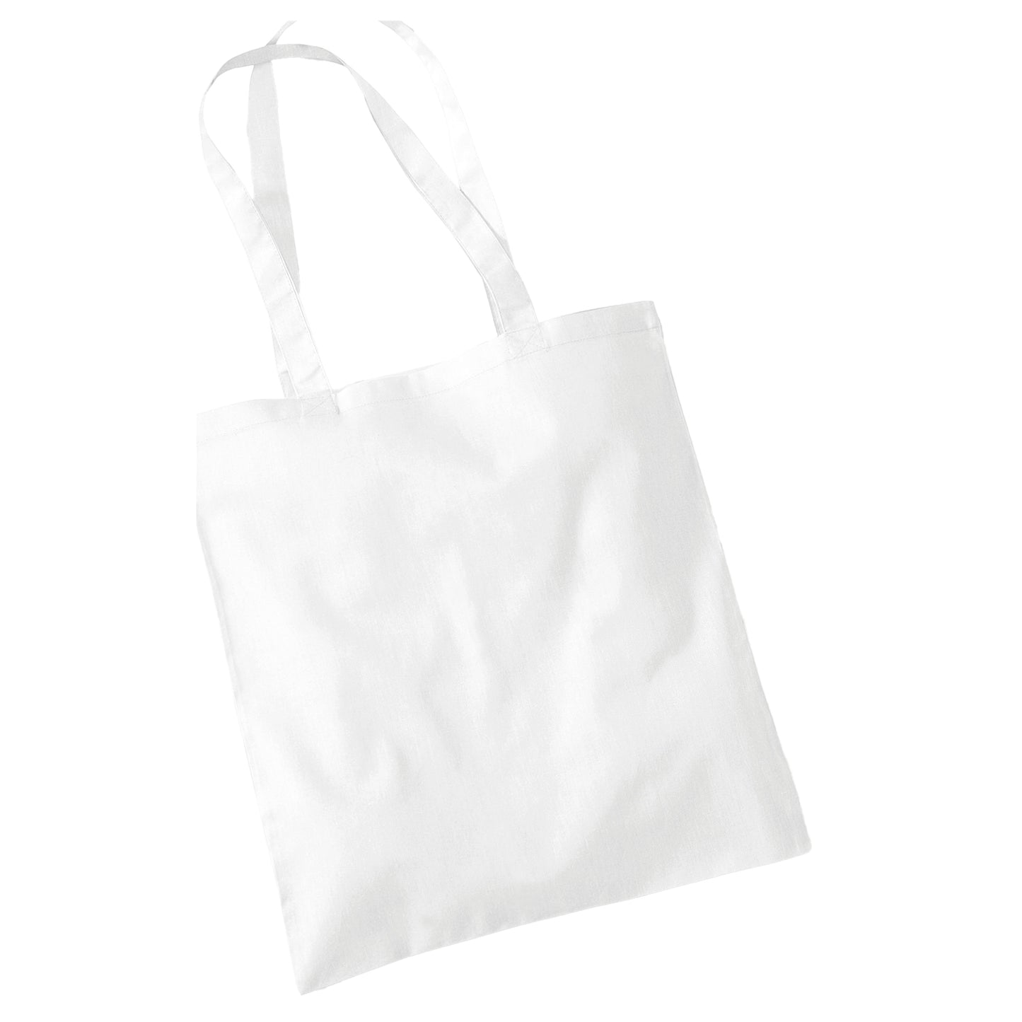White - Back - Westford Mill Bag For Life Long Handle Tote Bag