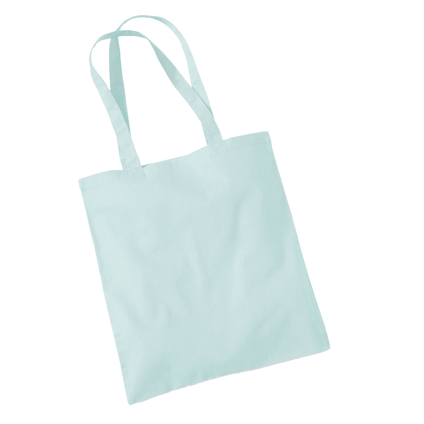 Pastel Mint - Front - Westford Mill Bag For Life Long Handle Tote Bag