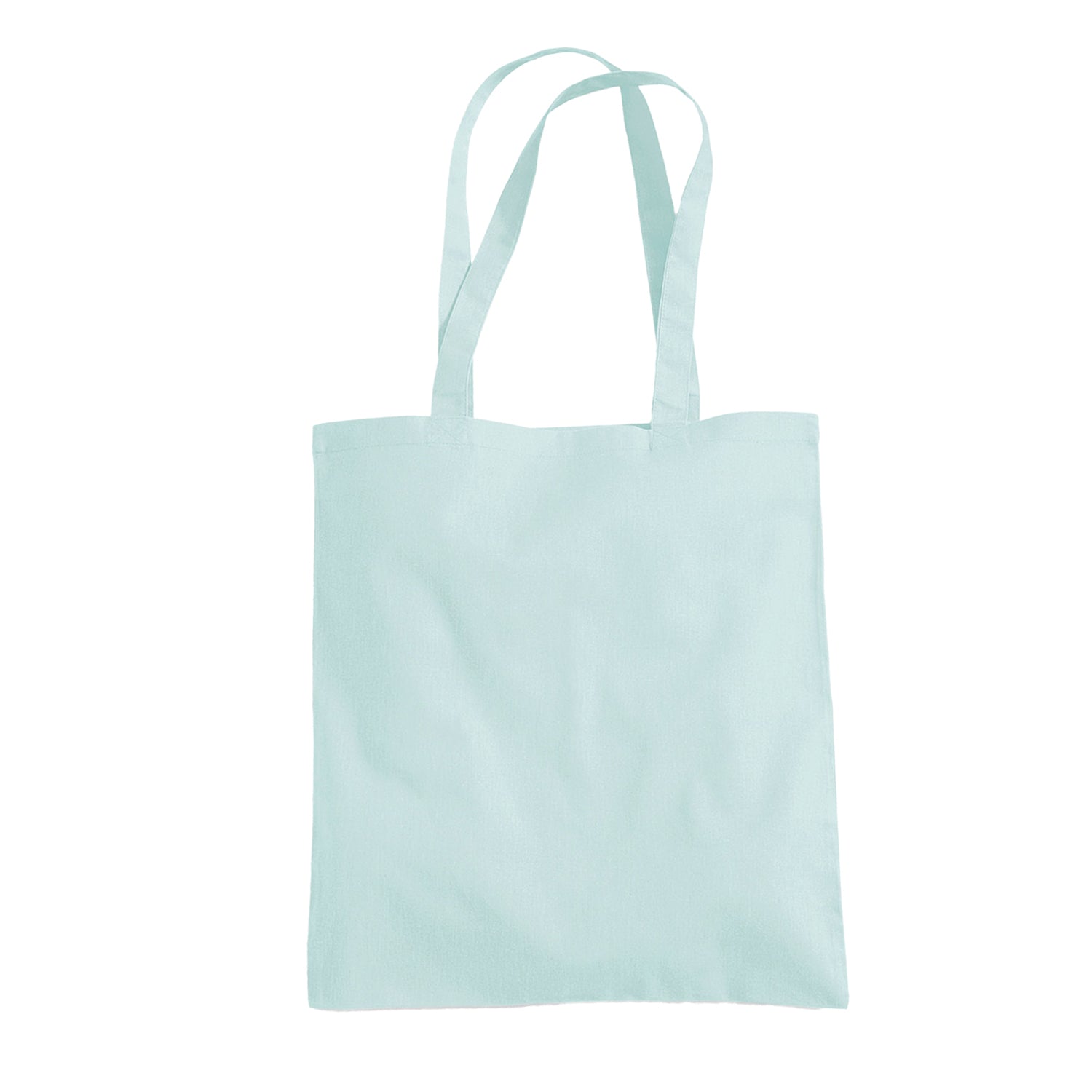 Pastel Mint - Back - Westford Mill Bag For Life Long Handle Tote Bag