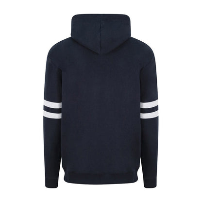 New French Navy-Heather Grey - Back - Awdis Mens Game Day Hoodie