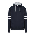 New French Navy-Heather Grey - Front - Awdis Mens Game Day Hoodie