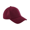 Burgundy - Front - Beechfield Unisex Adult Authentic Baseball Cap