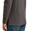Dark Grey - Back - Premier Unisex Adult Recyclight Quarter Zip Fleece Top