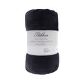 Black - Front - Ribbon Eskimo Style Polyester Dog Blanket
