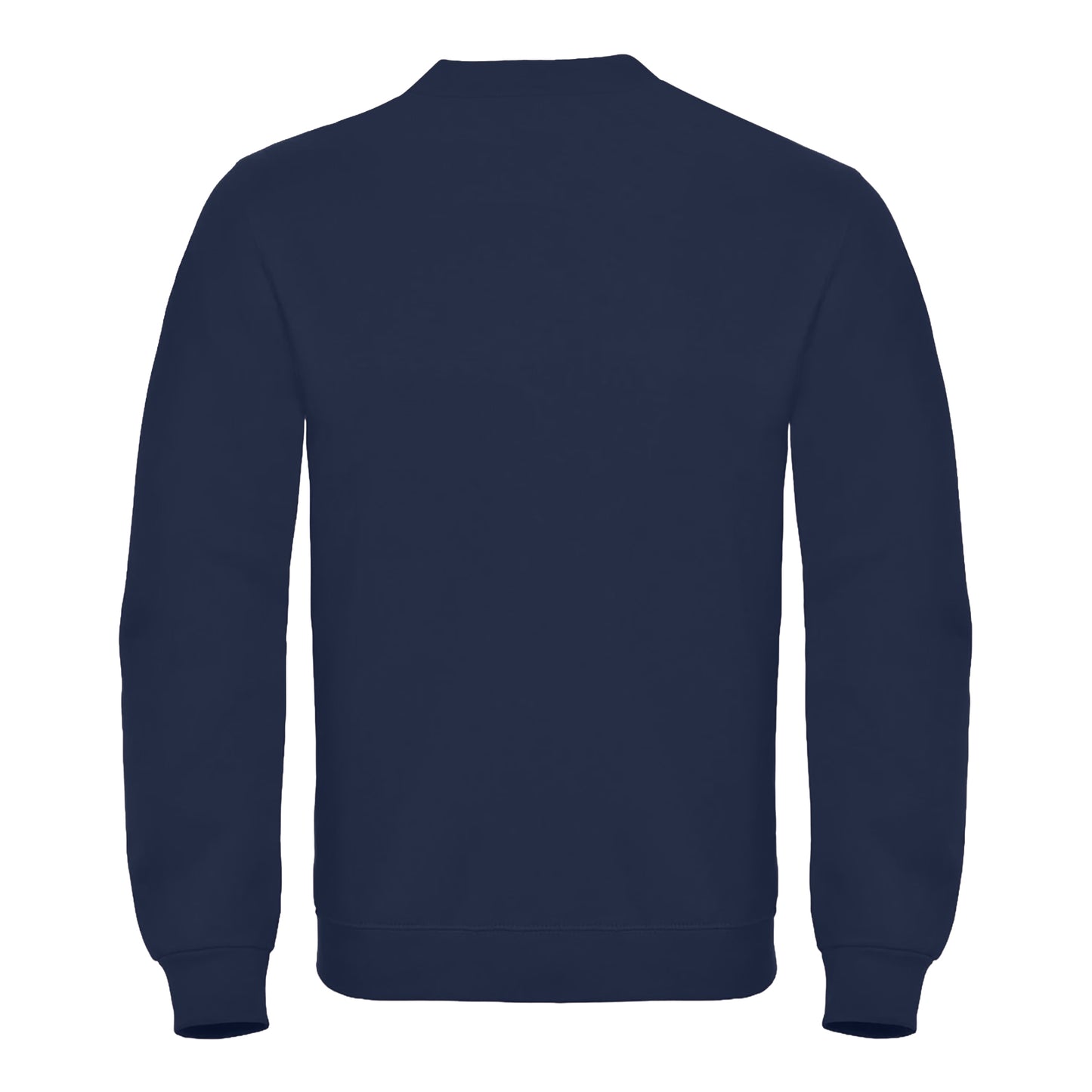 Navy - Back - B&C Mens ID.002 Cotton Sweatshirt