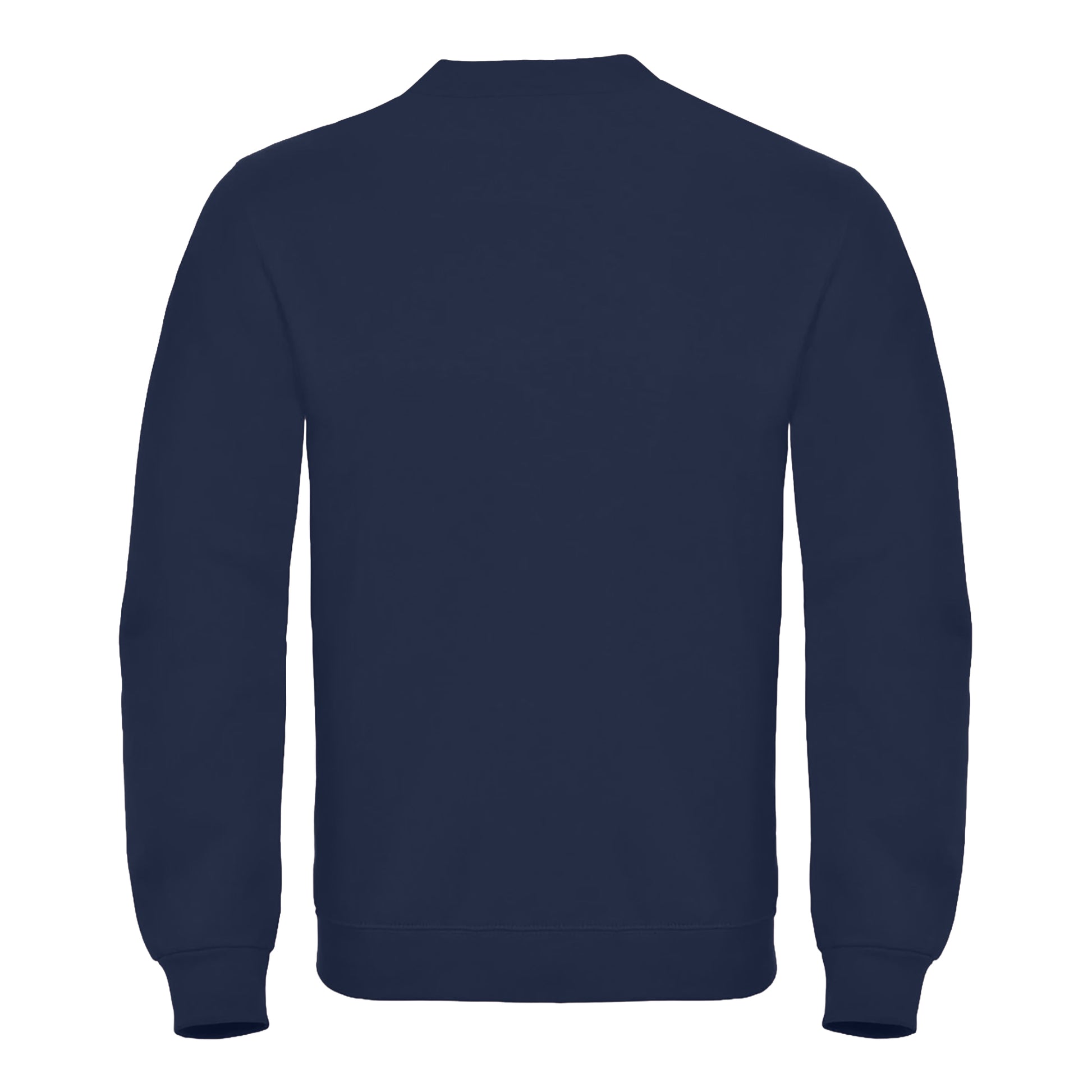Navy - Back - B&C Mens ID.002 Cotton Sweatshirt