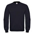 Black - Front - B&C Mens ID.002 Cotton Sweatshirt