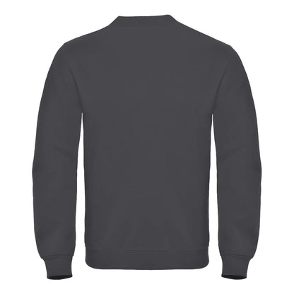 Anthracite - Back - B&C Mens ID.002 Cotton Sweatshirt
