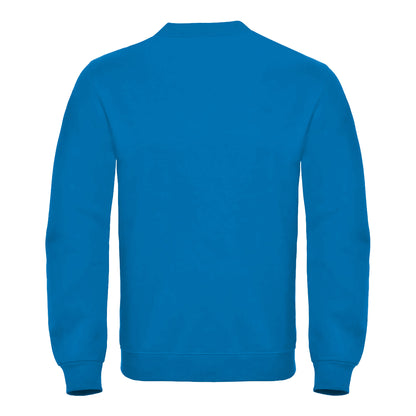 Royal Blue - Back - B&C Mens ID.002 Cotton Sweatshirt