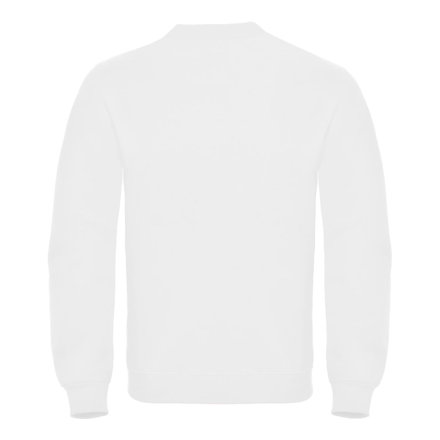 White - Back - B&C Mens ID.002 Cotton Sweatshirt
