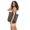 Graphite Grey - Back - Westford Mill Bag For Life Maxi Tote Bag