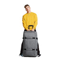 Grey Marl - Back - Bagbase Escape Check In Hardshell 2 Wheeled Suitcase