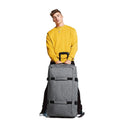 Grey Marl - Back - Bagbase Escape Check In 2 Wheeled Suitcase