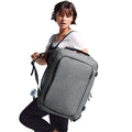 Grey Marl - Side - Bagbase Escape Carry-On Backpack